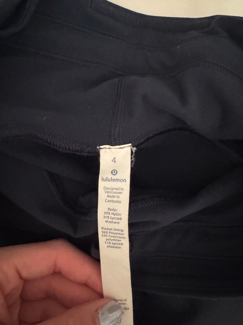 Lululemon navy leggings